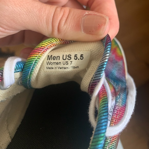 Tye Dye Vans off the Walls Shoes - Picture 5 of 5